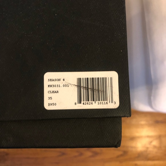 YEEZY Clear Transparent Thigh High boots sz 35 NWB - Picture 6 of 8